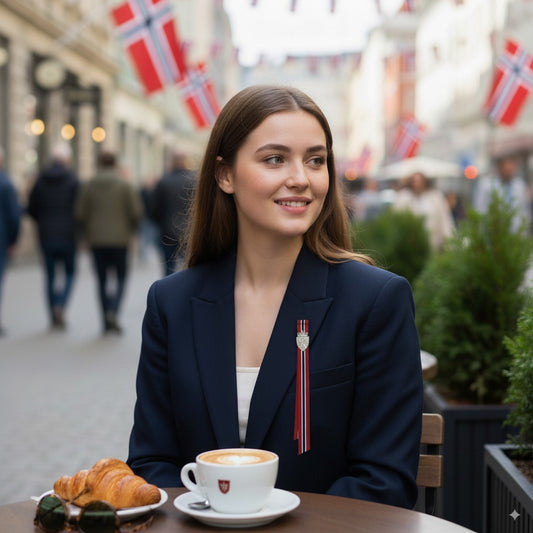 17. mai-sløyfe: Riksvåpenet, liten