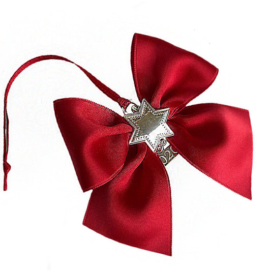 Julepynt i sølv: Stjerne